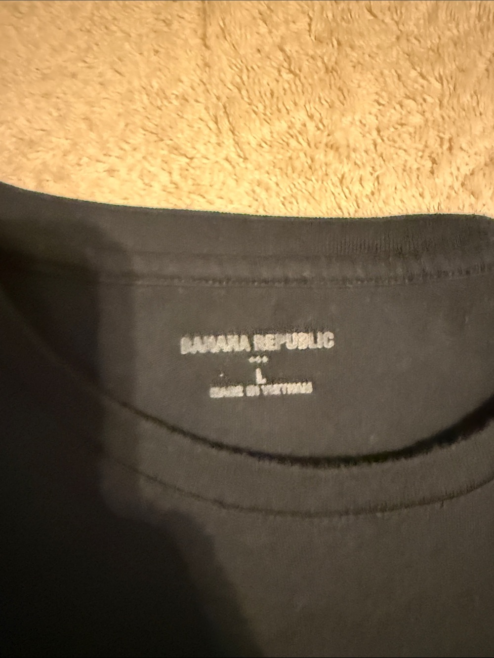 Banana Republic Black Short Sleeve Tee with White and Red Ski Map Graphic - Picture 2 of 6